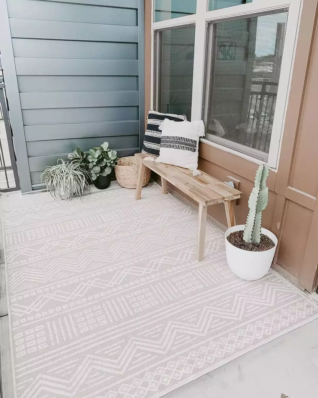 43 Budget-Friendly Small Patio Ideas That'll Transform Your Outdoor Space 22 Install a Simple Wood Bench