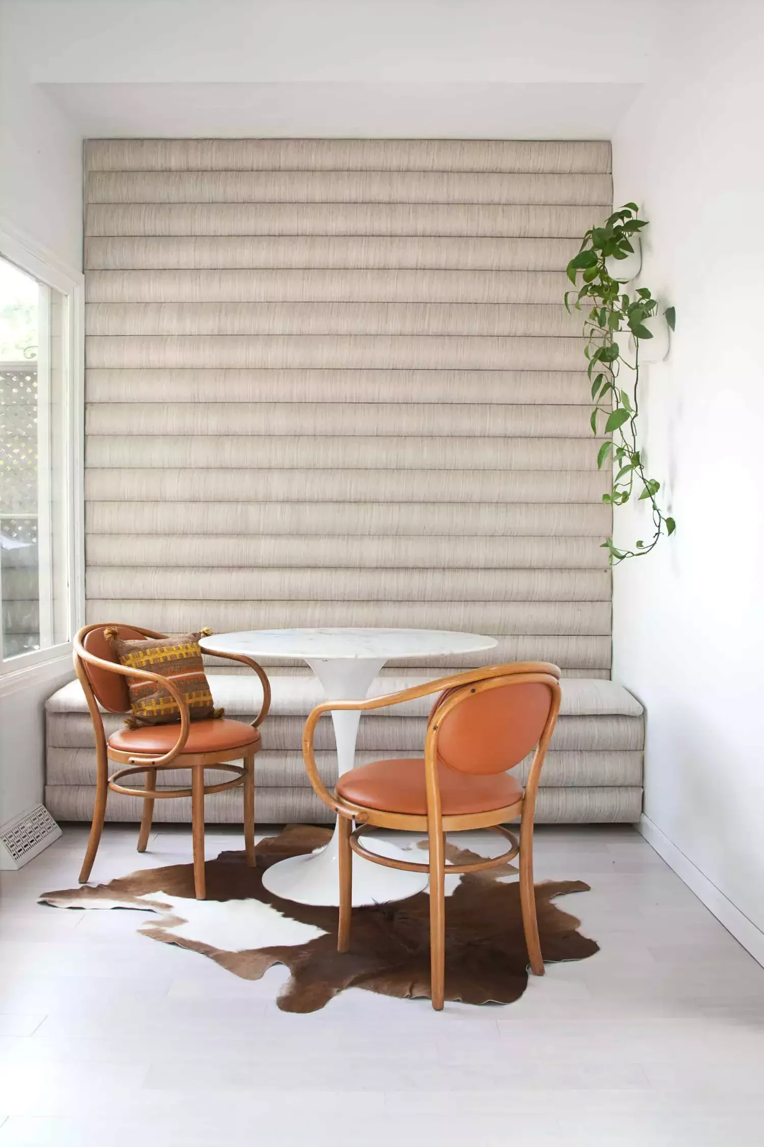 37 Creative Banquette Seating Ideas to Transform Your Home into a Cozy Cafe 24 Install a Tall DIY Backrest