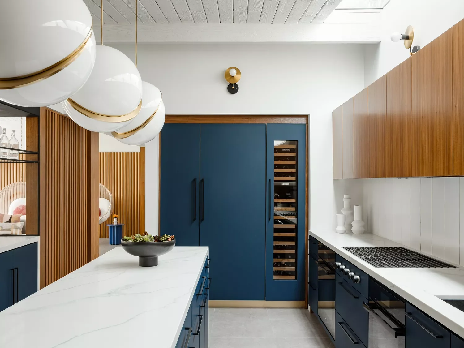 96 Kitchen Design Ideas to Transform Your Space on Any Budget 90 Install a Wine Chiller