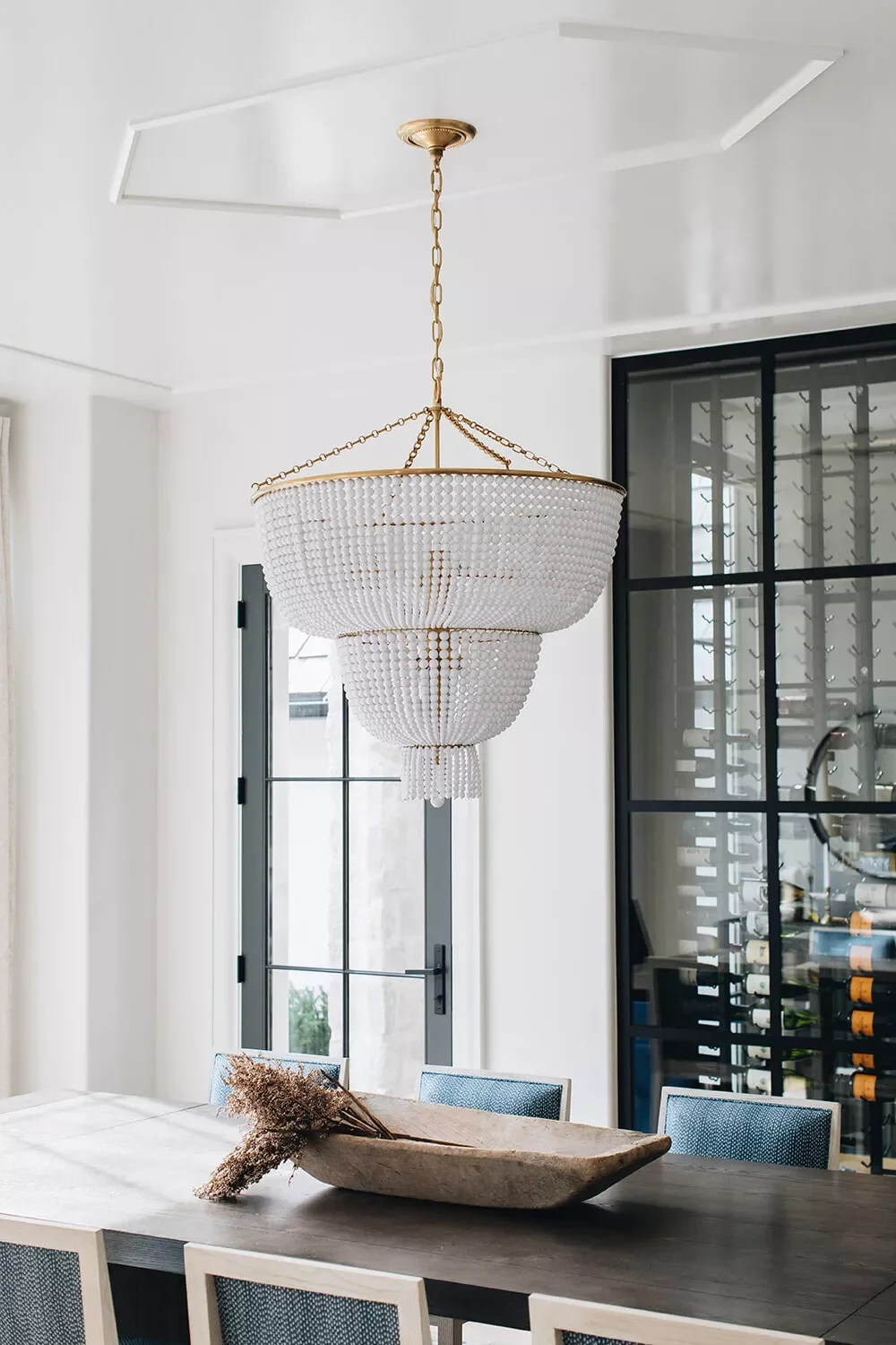 98 Stunning Dining Room Ideas to Transform Your Entertainment Space Install a Wine Wall