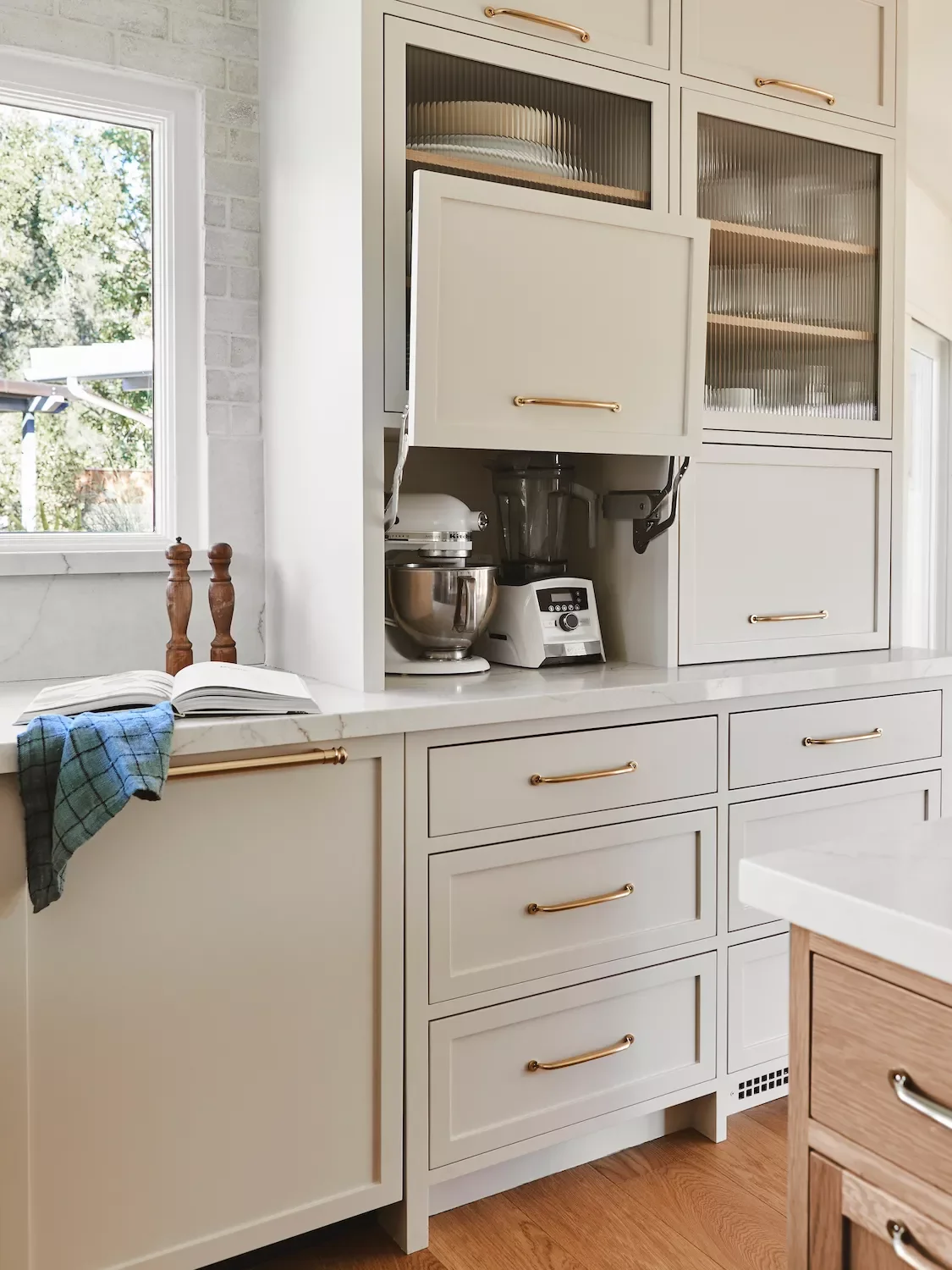 60 Smart Kitchen Cabinet Organization Ideas That Will Transform Your Space Install an Appliance Garage