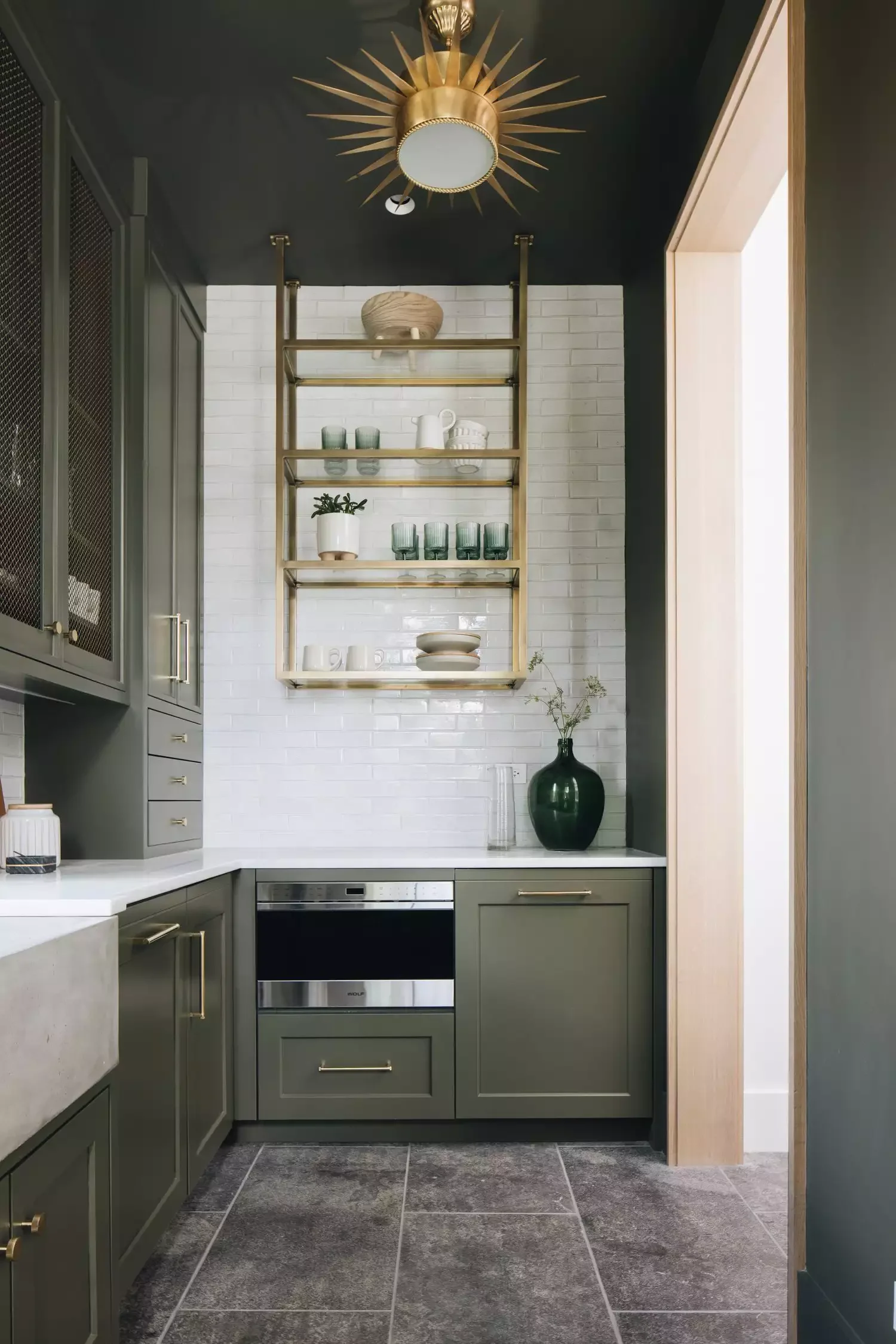 43 Butler's Pantry Ideas That Transform Your Kitchen Storage Into Stylish Function Integrate a Microwave