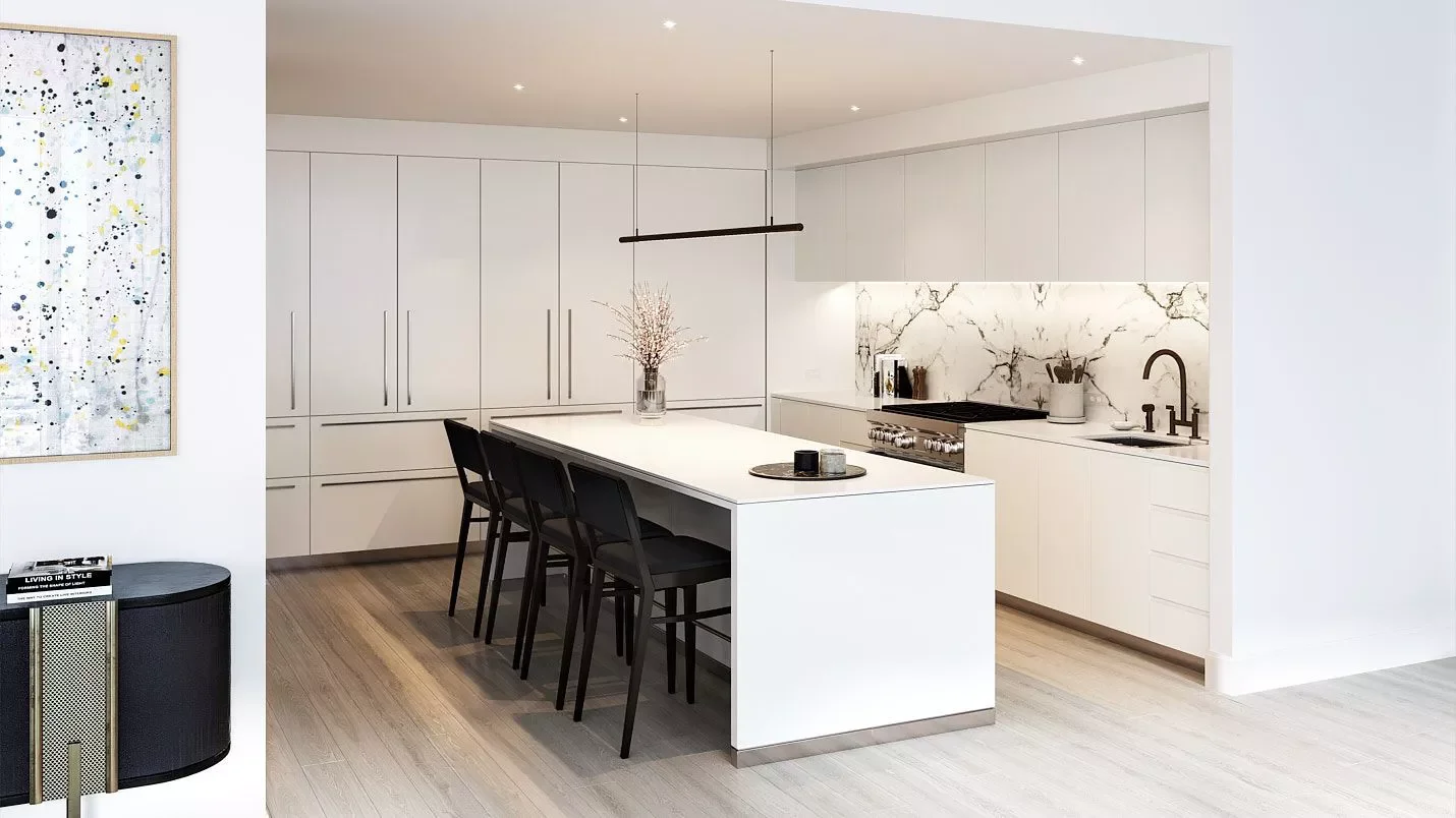 59 Timeless White Kitchen Design Ideas That Never Go Out of Style Integrated Lighting