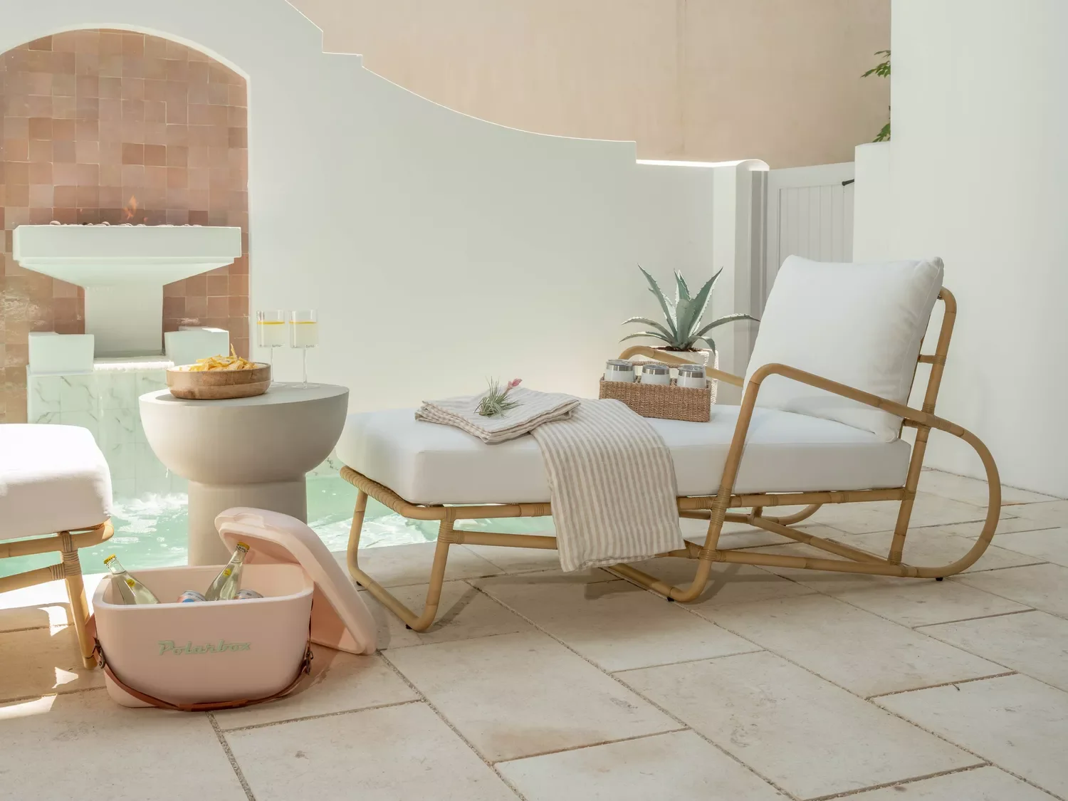 23 Stunning Backyard Water Features That Create Pure Magic Integrated Pool Fountain