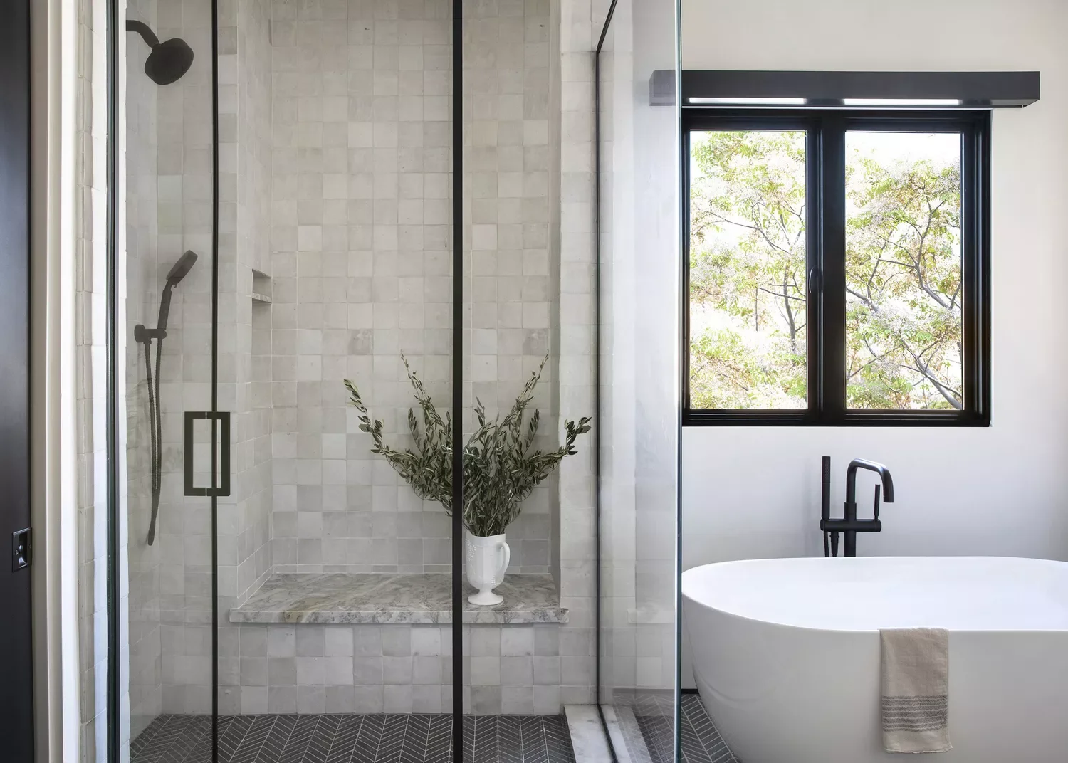 35 Stunning Minimalist Bathroom Ideas That Will Transform Your Space 17 Intentional Greenery
