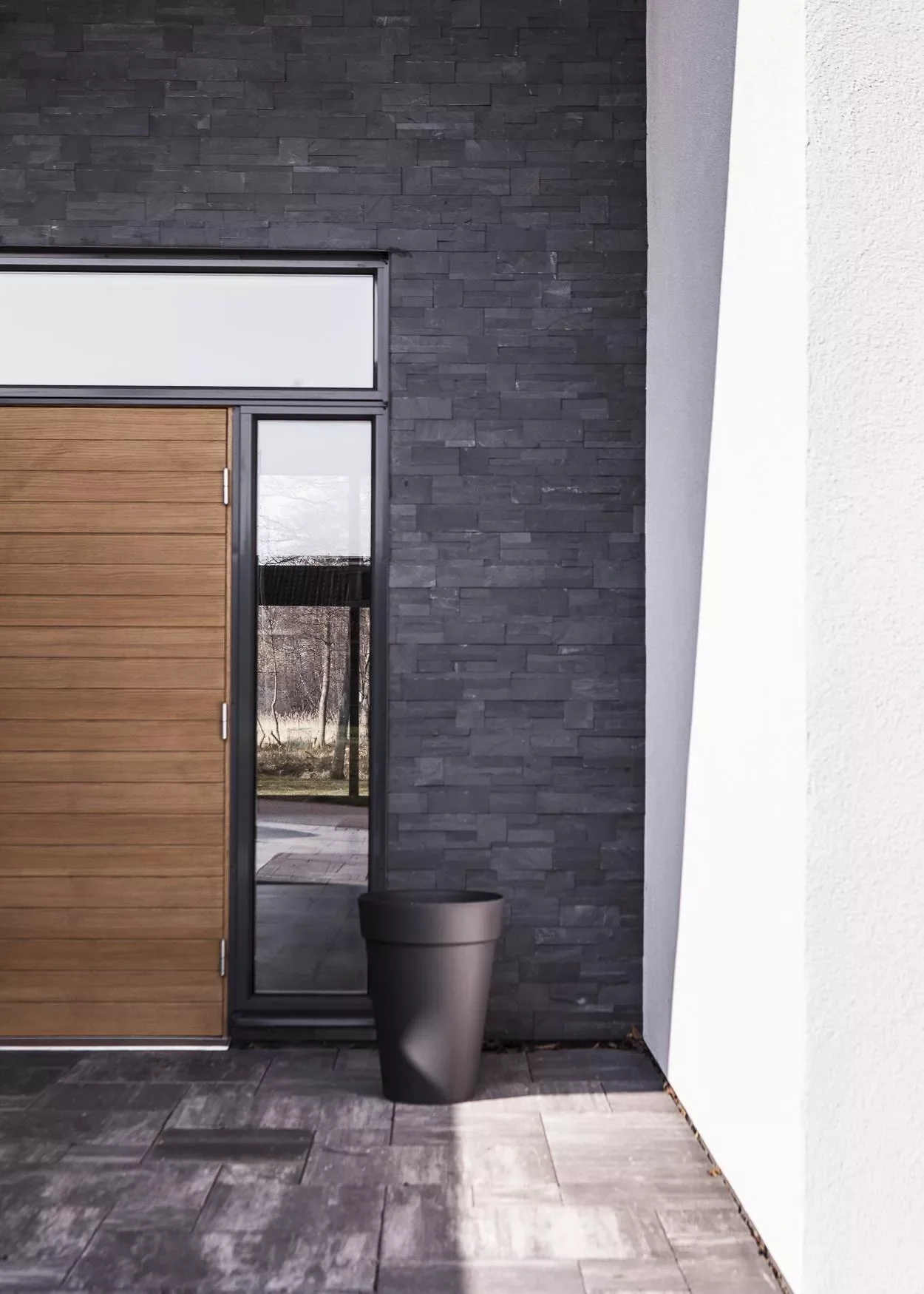 47 Stunning Modern Front Porch Ideas That Will Transform Your Home's Curb Appeal 23 Introduce Rough Textures