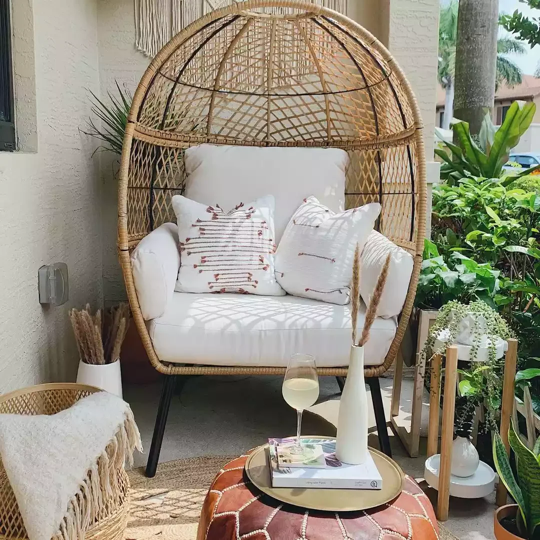 20 Stunning Patio Furniture Ideas That Transform Your Outdoor Space 8 Introduce an Egg Chair