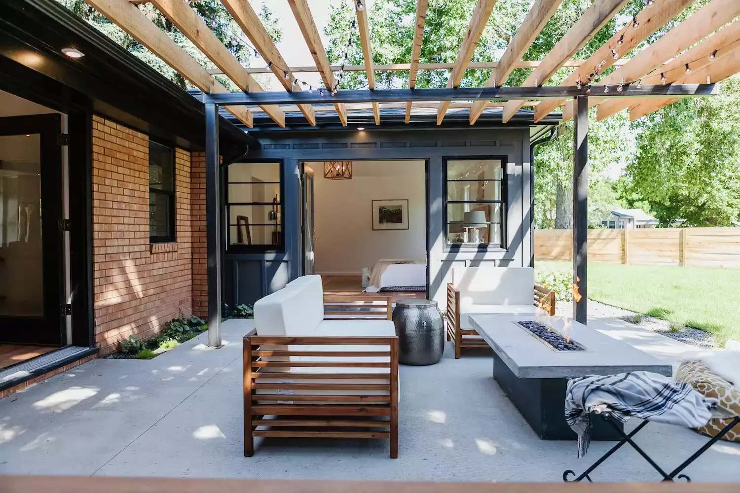 30 Budget-Friendly Ways to Transform Your Concrete Patio 27 Invest in a Hero Piece