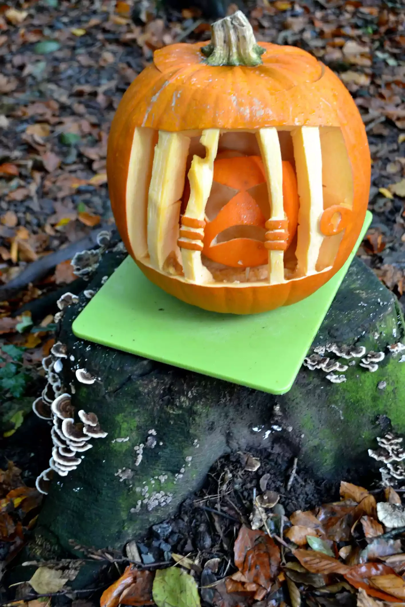 77 Creative Pumpkin Carving Ideas That'll Transform Your Fall Decorating Game 39 Jail Cell Pumpkin