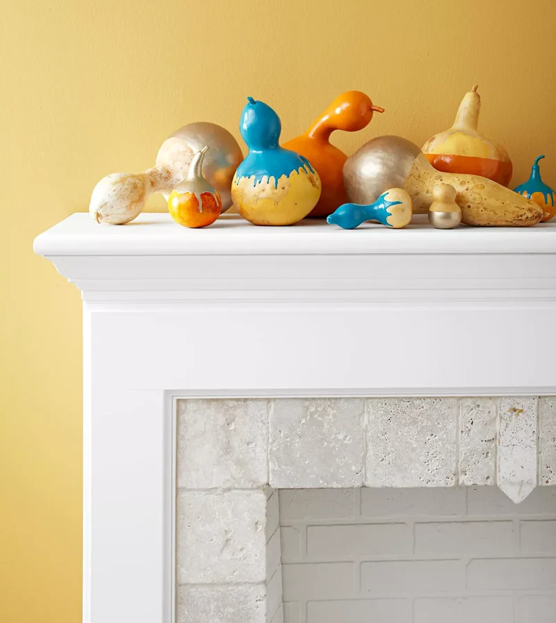 48 Fall Mantel Decorating Ideas For Seasonal Style 40 Just Gourd-geous