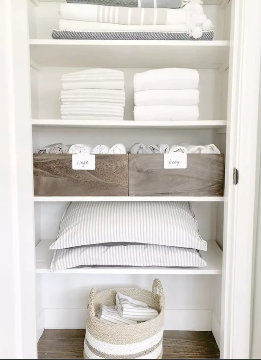 22 Smart Bedding Storage Solutions That Actually Work Keep Different Items on Each Shelf