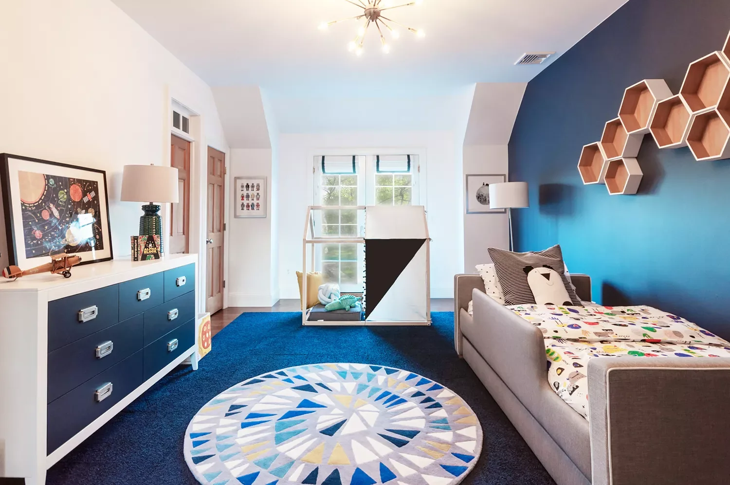 52 Amazing Boys' Bedroom Ideas That Will Make Parents Smile Too 11 Keep It Crisp and Modern