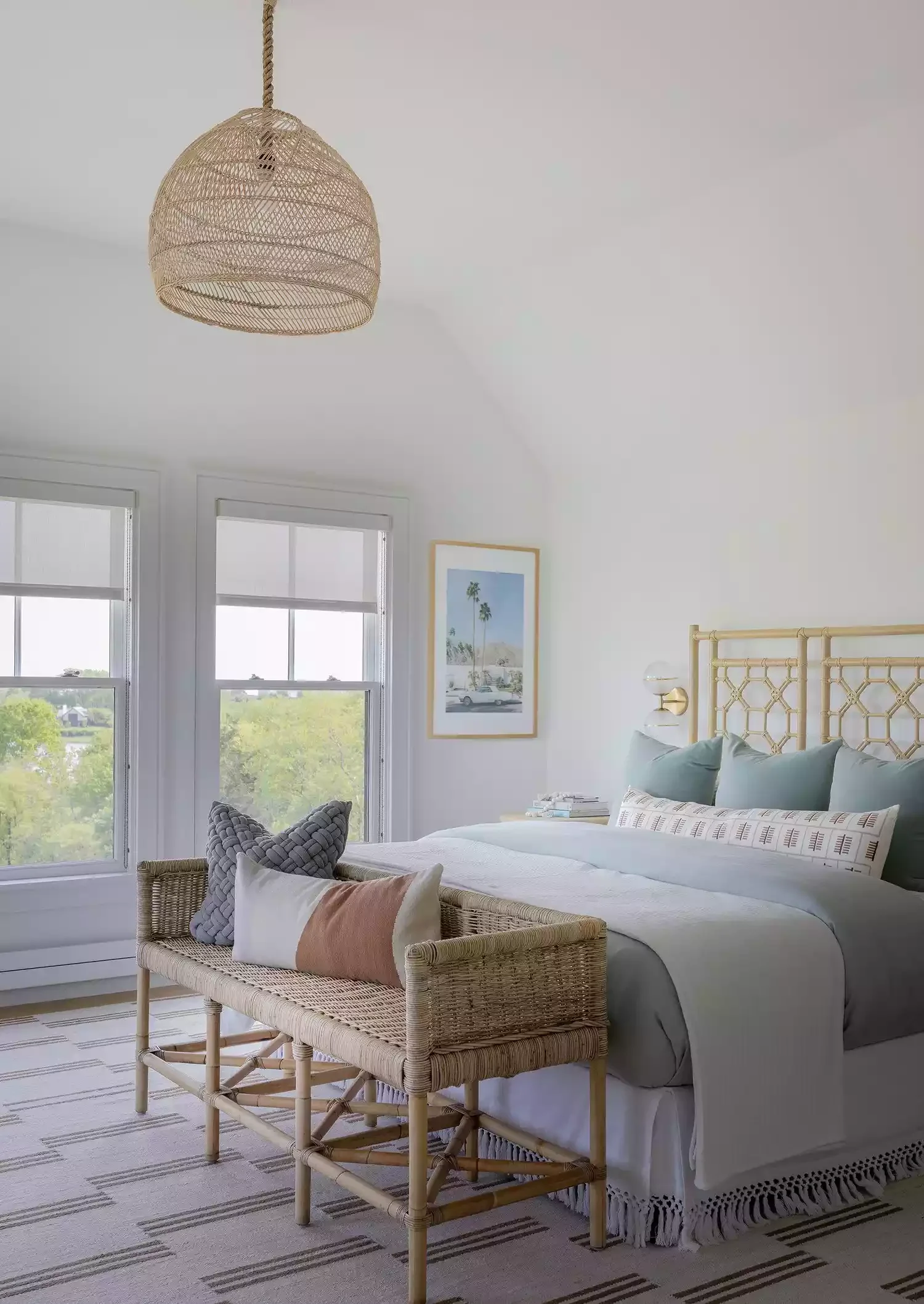 24 Cozy Bedroom Lighting Ideas You'll Absolutely Love Keep It Light With Rattan