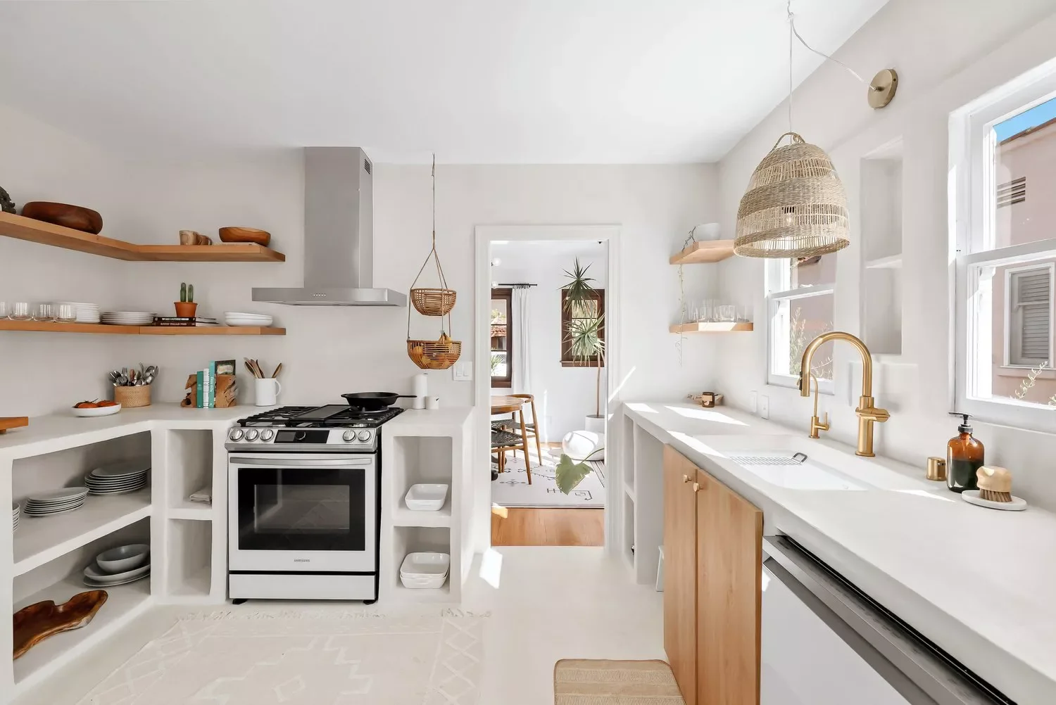 31 Bohemian Kitchen Ideas That Will Transform Your Space with Personality 18 Keep It Light and Breezy