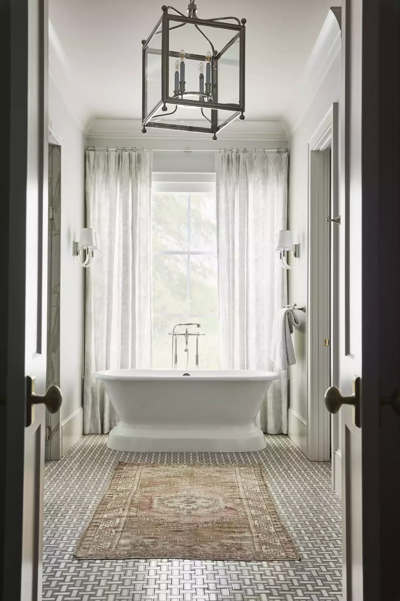 20 Stunning Bathroom Window Treatment Ideas That'll Transform Your Space 15 Keep It Neutral and Calm
