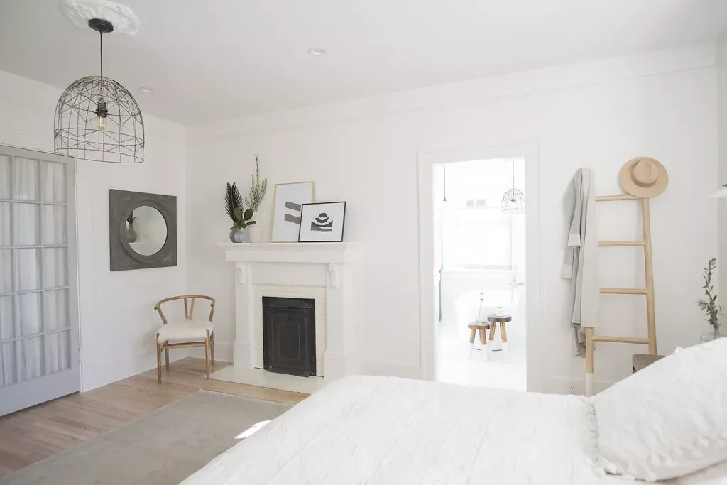 55 Stunning Bedroom Fireplace Ideas That Will Transform Your Sleep Sanctuary 34 Keep It Off Center