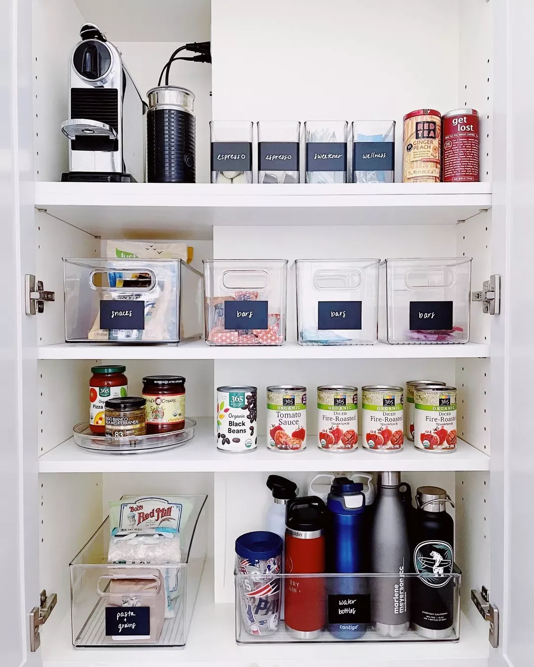 18 Brilliant Canned Food Organization Ideas That Transform Your Kitchen Storage Keep It Simple With a Pantry Shelf
