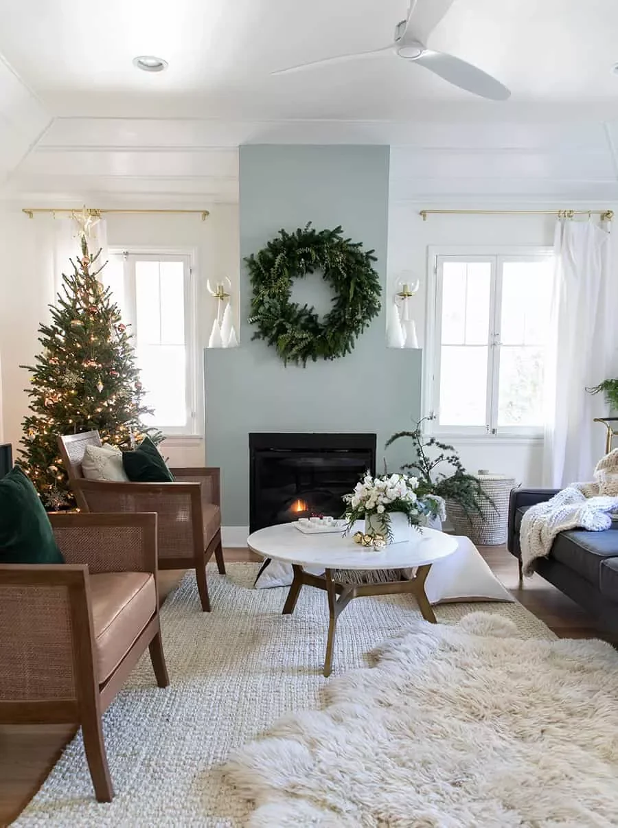 56 Magical Christmas Mantel Decorating Ideas to Transform Your Holiday Home 8 Keep It Simple and Serene