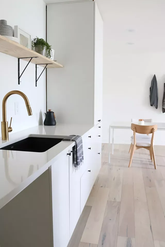 21 Narrow Kitchen Design Ideas to Transform Your Long Space 12 Keep It Simple