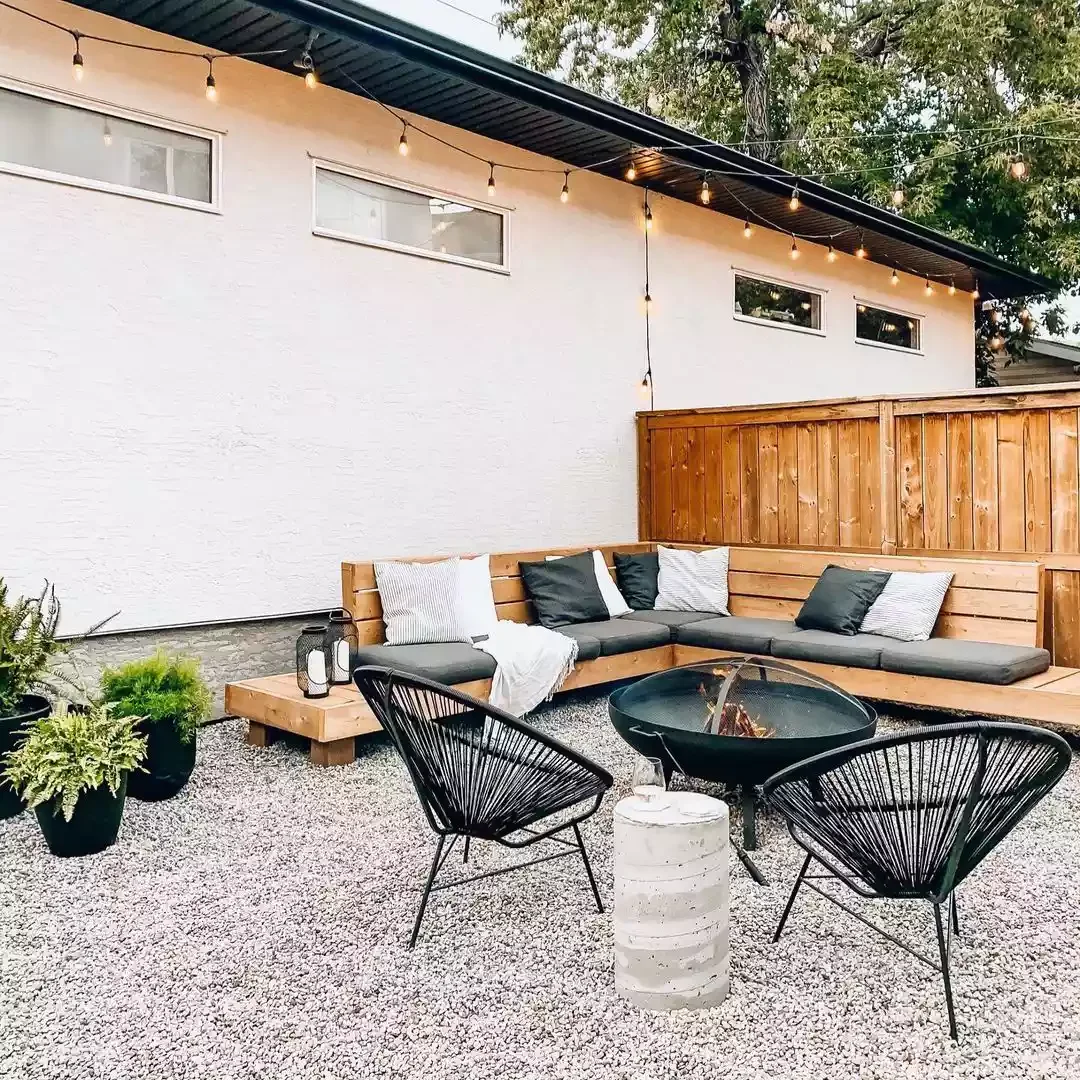 30 Beautiful Ways to Transform Your Patio with String Lights 3 Keep It Simple