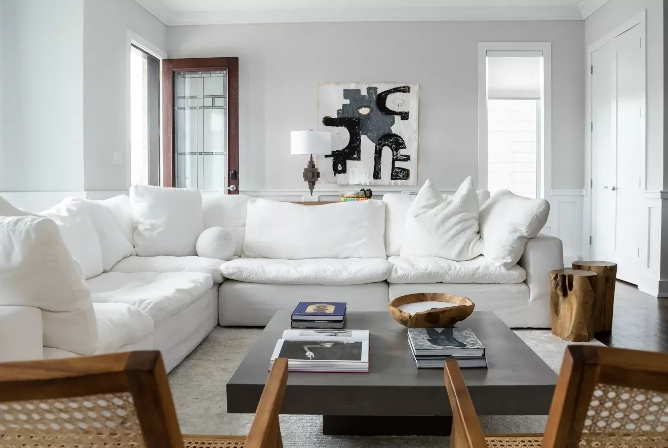 30 Statement-Making Living Room Wall Art Ideas That Transform Your Space 5 Keep It Simple