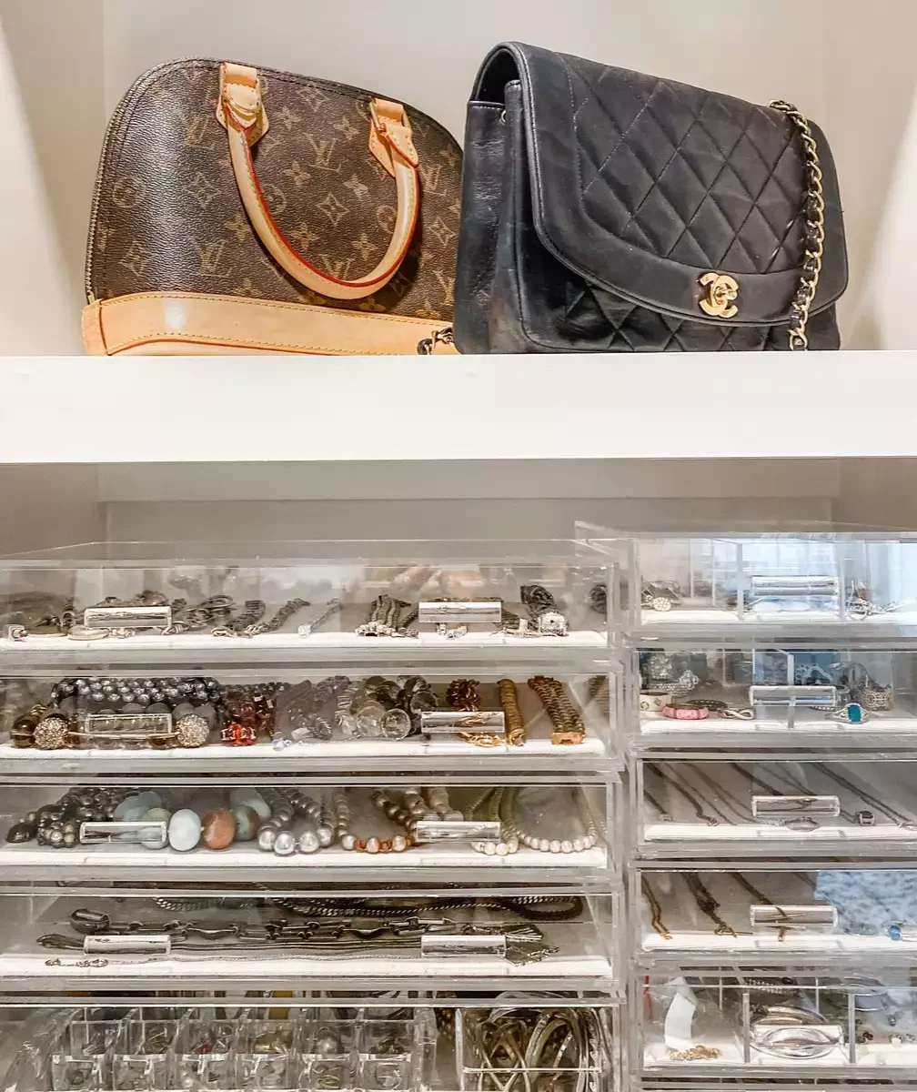 27 Brilliant Small Closet Organization Ideas That Actually Work Keep Jewelry Safe in Stacking Boxes