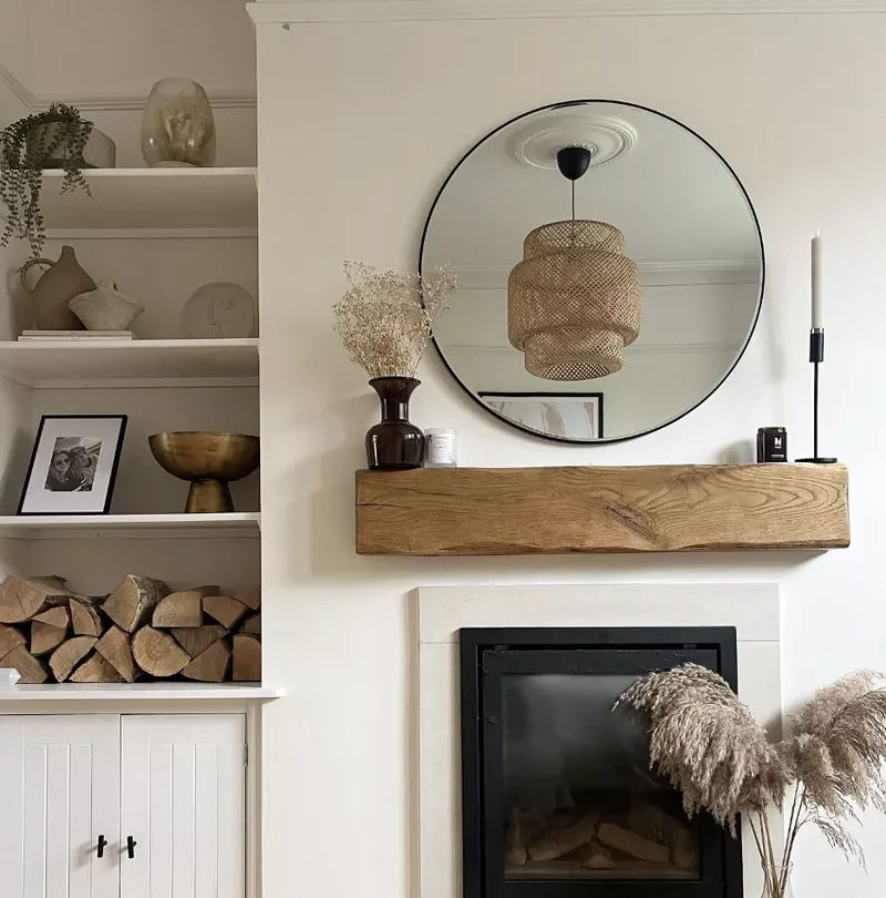 44 Beautiful Fireplace Mantel Styling Ideas 34 Keep Things Neutral