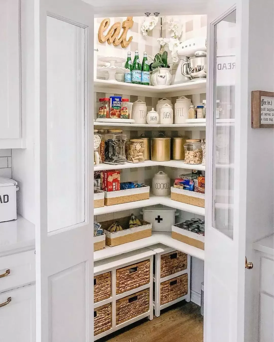 20 Smart Pantry Organization Ideas That Will Transform Your Kitchen Storage Keep This in Mind if You Have a Glass Door