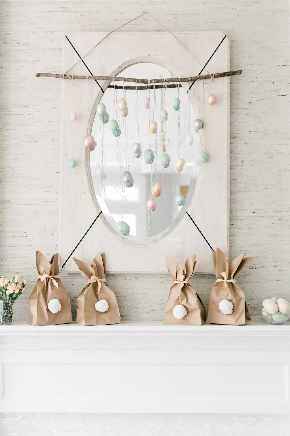 30 Beautiful Spring Mantel Ideas That Will Transform Your Living Space 17 Kid-Friendly Easter Egg DIY
