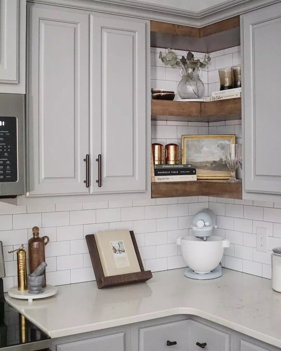 47 Creative Corner Shelf Ideas That'll Transform Your Space Kitchen Corner Shelf