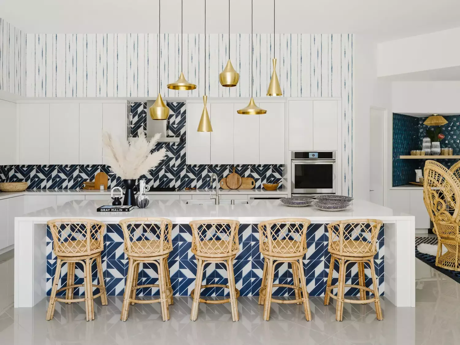 101 Kitchen Island Ideas That Will Transform Your Cooking Space 88 Kitchen Island With Moroccan Backsplash
