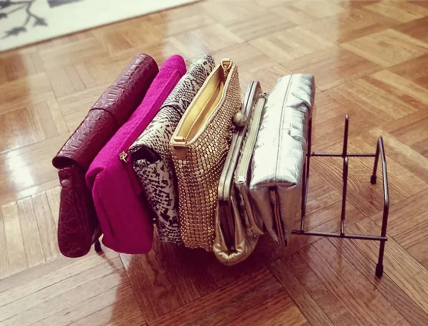 49 Brilliant Storage Solutions to Transform Every Room in Your Home Kitchen Lid Rack for Purse Clutches