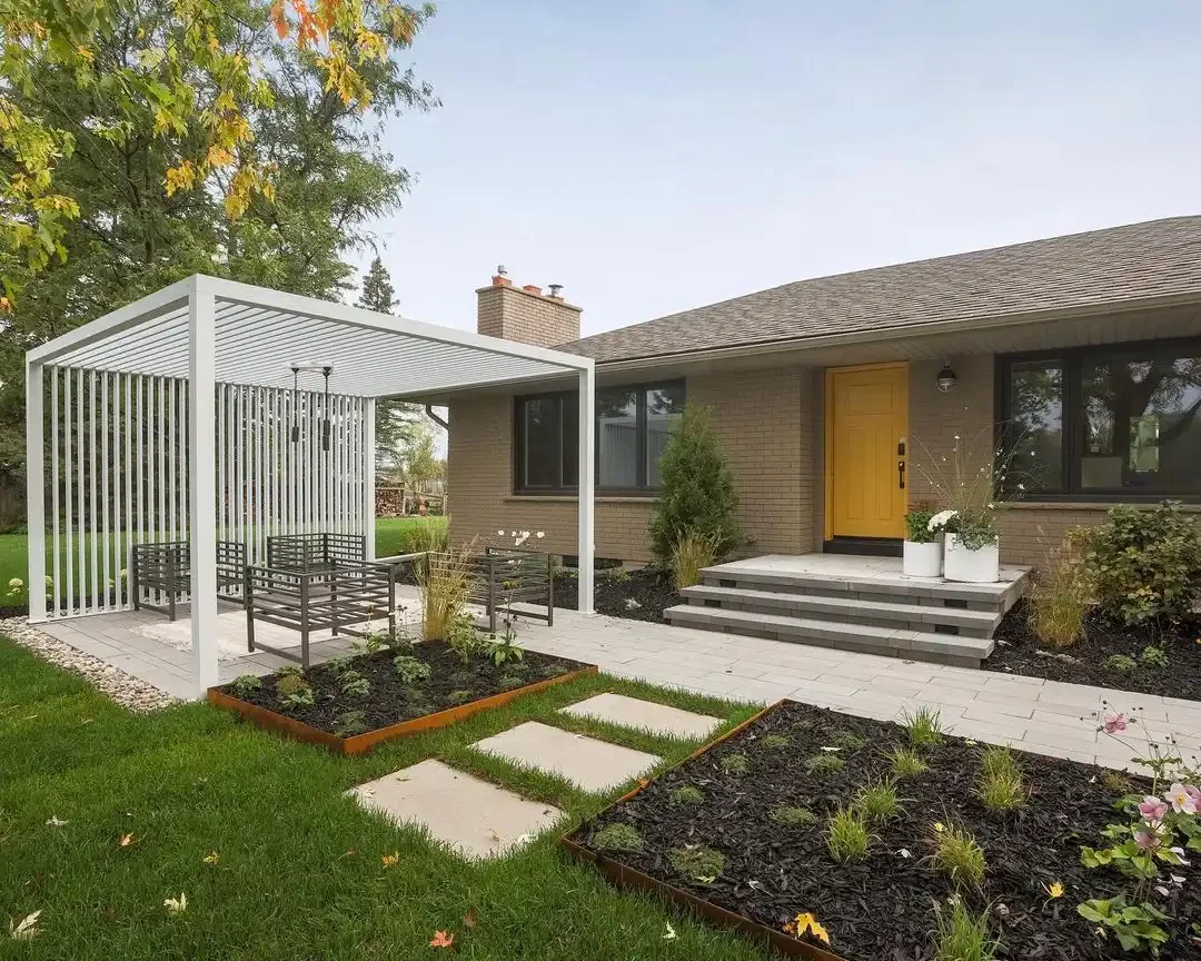 16 Creative Patio Extension Ideas to Maximize Your Outdoor Living Space 9 L-Shaped Patio Extension