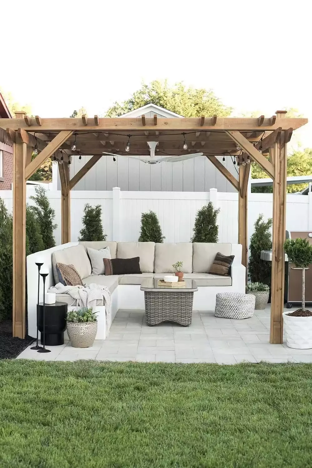 15 Stunning Pergola Lighting Ideas That Will Transform Your Outdoor Space 1 LED String Lights