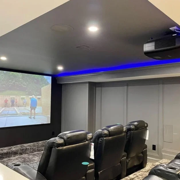 13 Basement Ceiling Ideas to Transform Your Space 9 LED Theater Ceiling