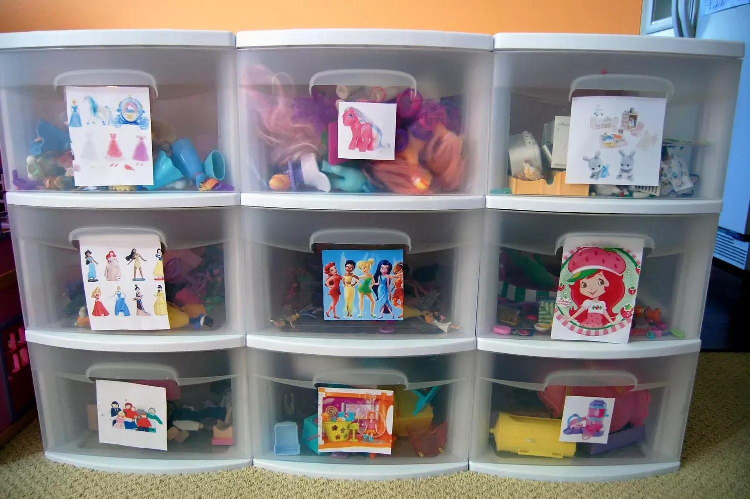 49 Brilliant Storage Solutions to Transform Every Room in Your Home Label Toy Drawers With Pictures