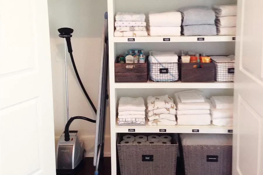 Transform Your Linen Closet: Smart Organization Ideas That Actually Work Label or Color Code Shelves