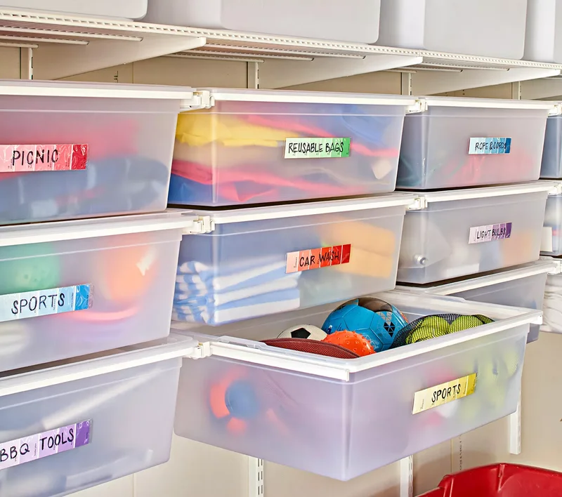 31 Smart Garage Storage Ideas to Organize Your Gear 8 Labeled Garage Storage