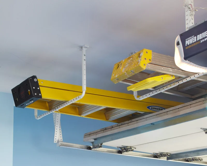 31 Smart Garage Storage Ideas to Organize Your Gear 14 Ladder Storage Idea