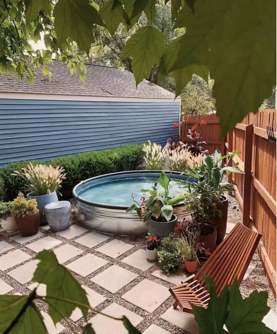 33 Creative Stock Tank Pool Ideas to Transform Your Backyard 31 Landscape the Area