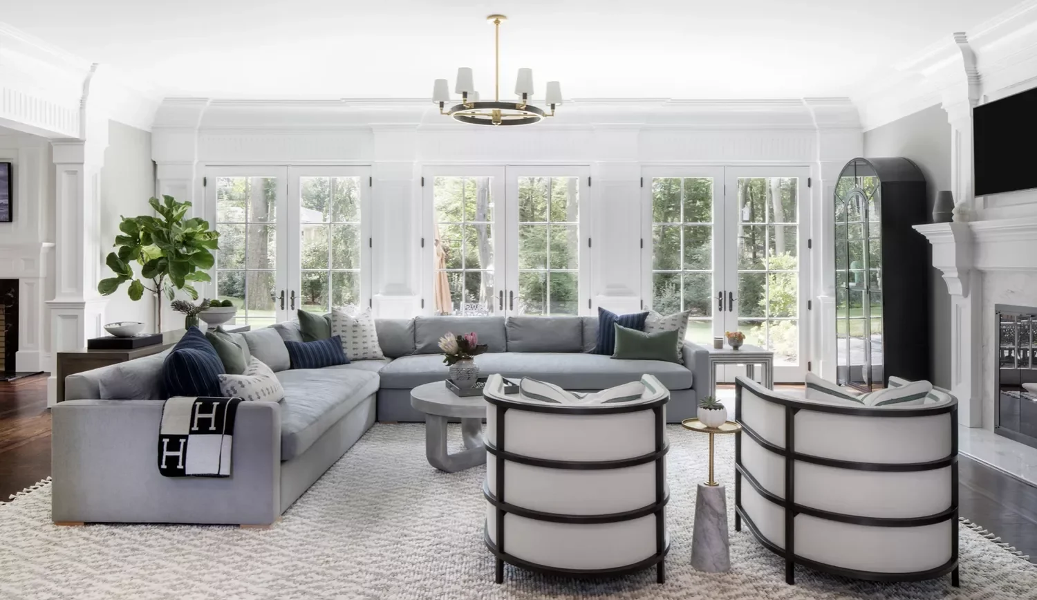 43 Stunning Gray Living Room Ideas That Create the Perfect Serene Haven 37 Large Gray Sectional Sofa