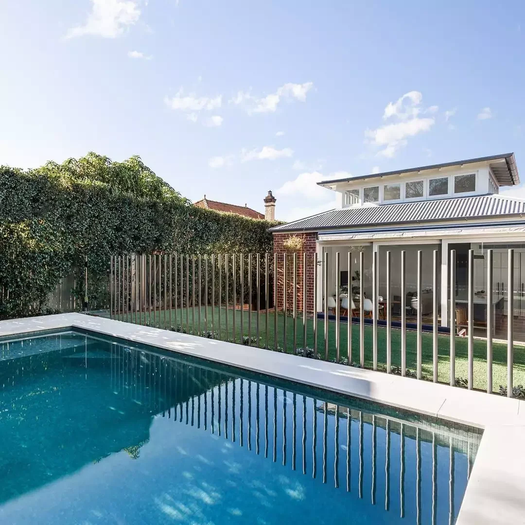 26 Beautiful Pool Barrier Ideas to Transform Your Backyard 18 Lattice or See-Through Fencing
