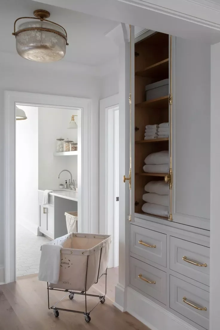 26 Stunning Laundry Room Cabinet Ideas That'll Transform Your Space Laundry Linen Closet