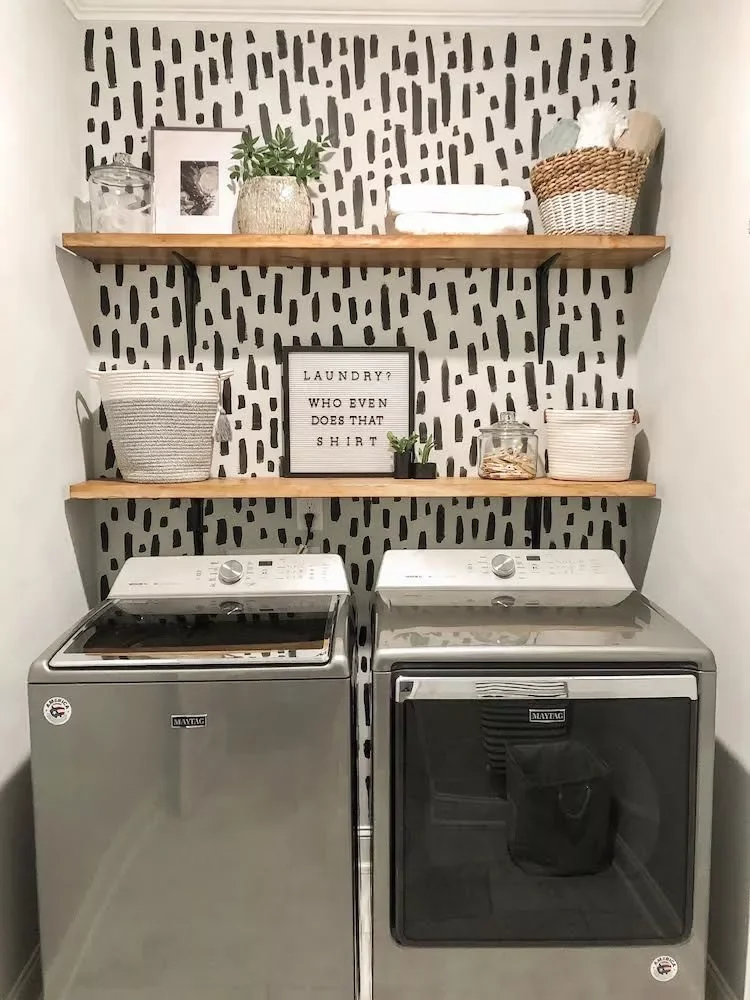 57 Inspiring Letter Board Ideas to Transform Every Room in Your Home Laundry Shelf Letter Board