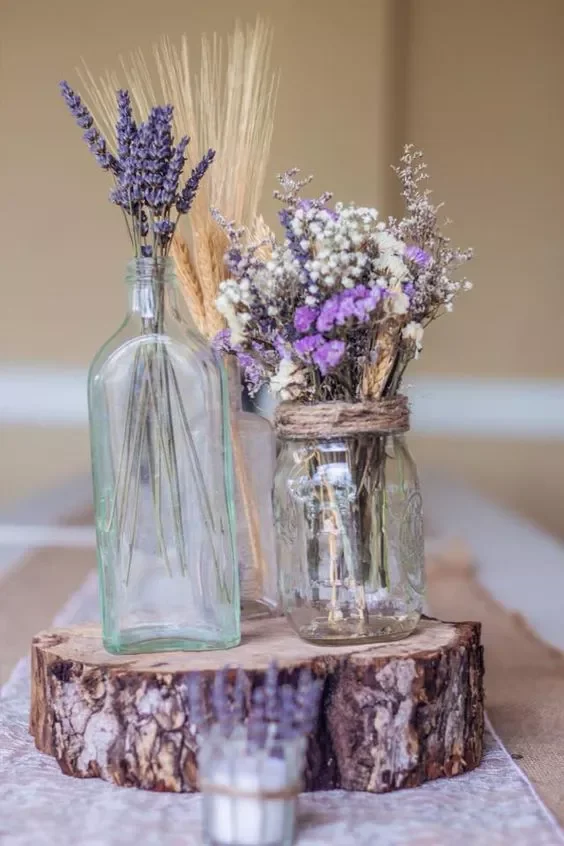 52 Gorgeous Spring Table Centerpiece Ideas to Transform Your Dining Space 41 Lavender Bundles