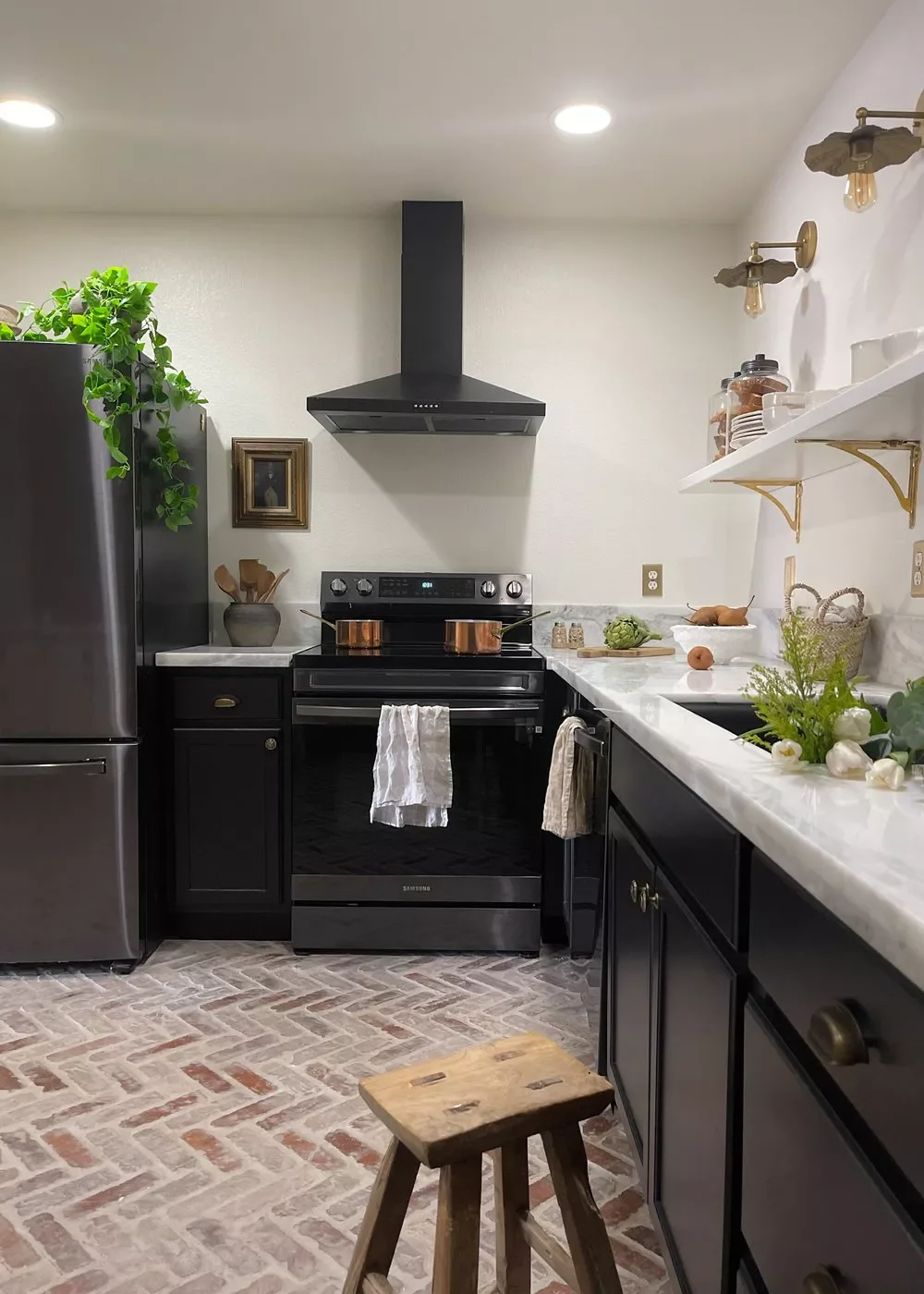 71 Brilliant Small Kitchen Ideas That Maximize Style and Function Lay Brick Floor Tile