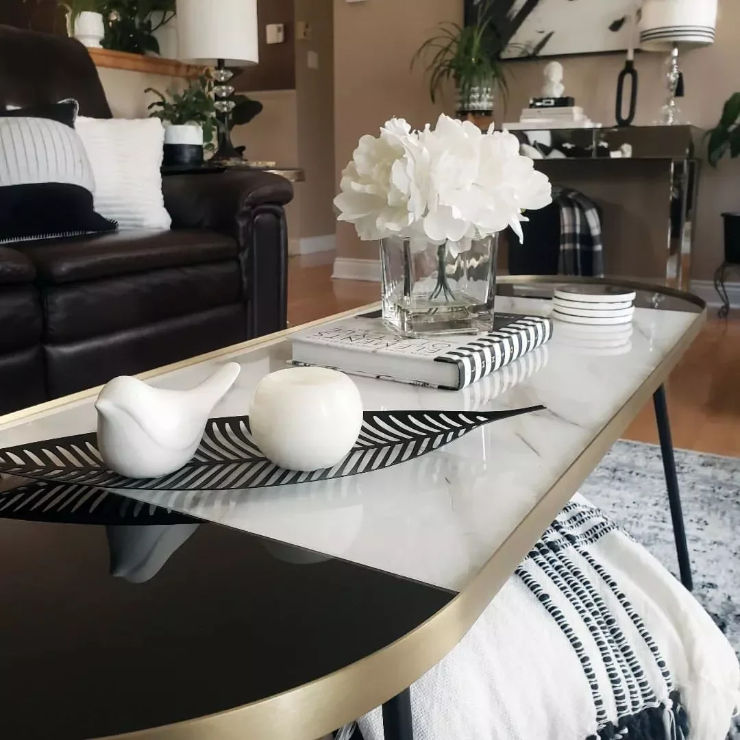 30 Stunning Black and White Living Room Ideas That Will Transform Your Space 9 Layer Black-and-White Decor