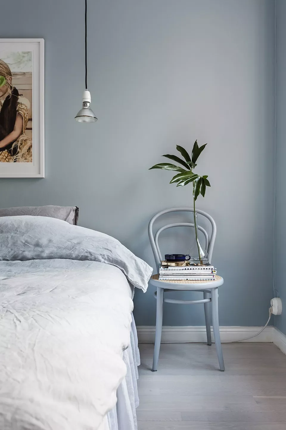 39 Effortlessly Chic Scandinavian Bedroom Ideas That Will Transform Your Space 5 Layer Cool Blues