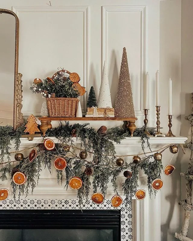 115 Stunning Christmas Decorating Ideas to Transform Your Home This Holiday Season Layer Neutral Garlands