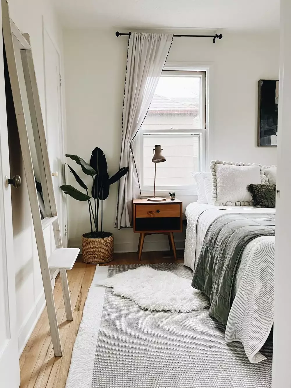 35 Creative Apartment Bedroom Ideas to Transform Your Small Space 17 Layer Rugs